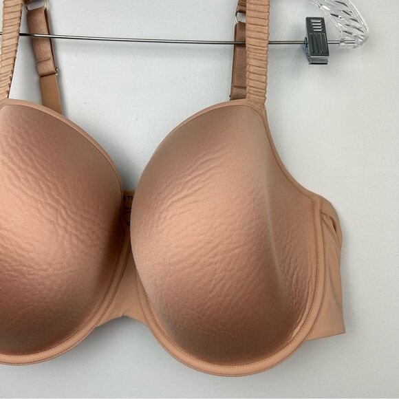 ThirdLove Taupe 24/7 Classic T-Shirt Bra Memory Foam Cups Underwire Sz 44E - Picture 4 of 13
